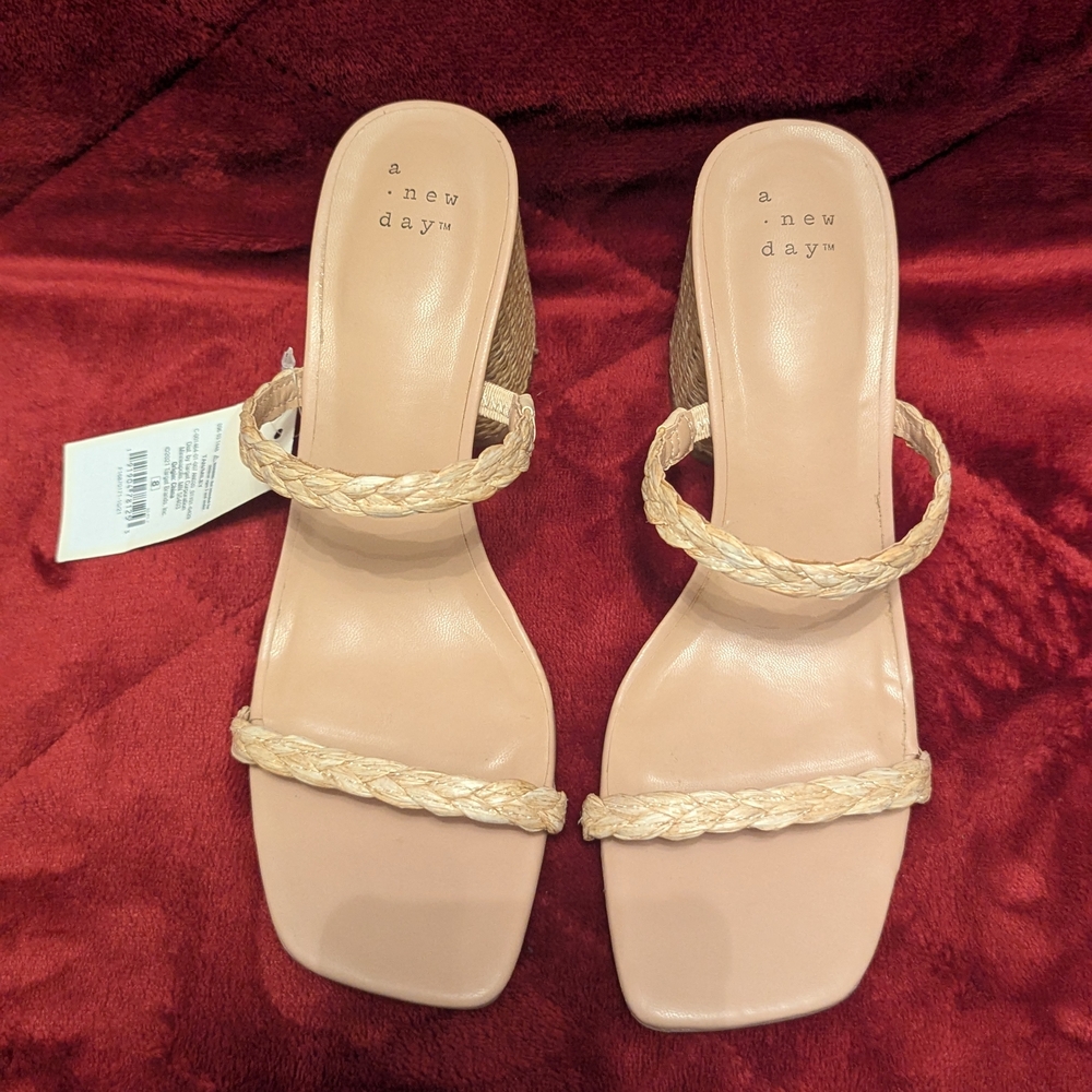 A New Day Women's Cream Sandals